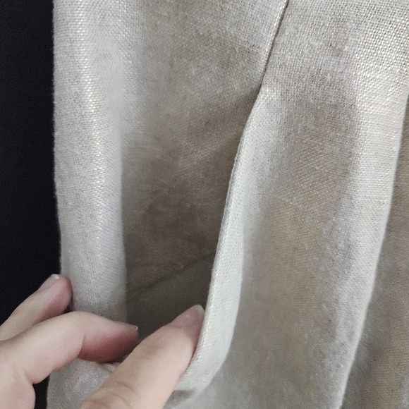 Shoshanna Strapless Linen Cocktail Dress Sz 6 - Picture 4 of 13